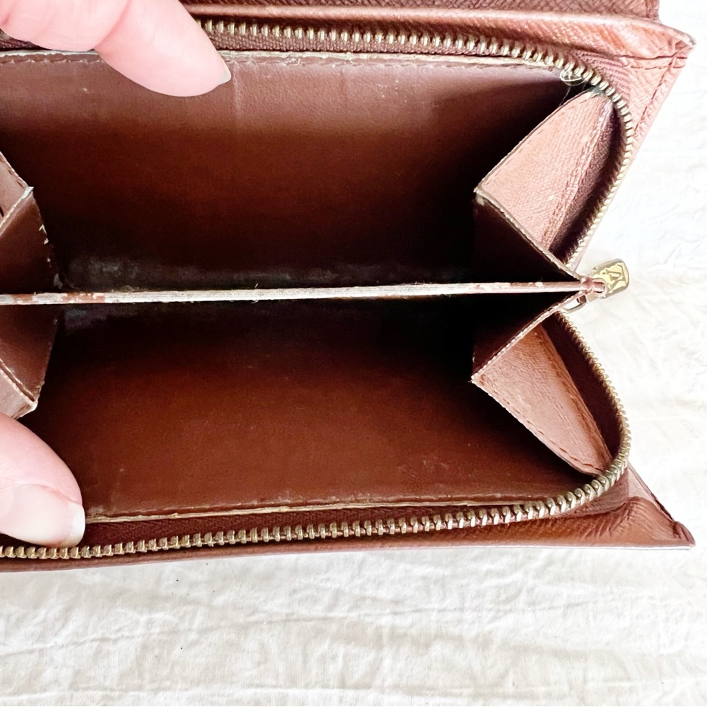 LOUIS VUTTION Vintage Portomonevier Tresor Monogram Wallet ~ 97’ - Picture 8 of 17